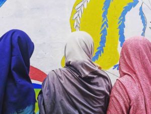 lets, colour, walls, connection, akzonobel, dulux, jakarta, indonesia, mural, women