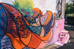 lets, colour, walls, connection, akzonobel, dulux, jakarta, indonesia, mural, women