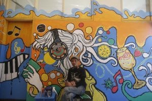 Let's Colour Indonesia mural painting